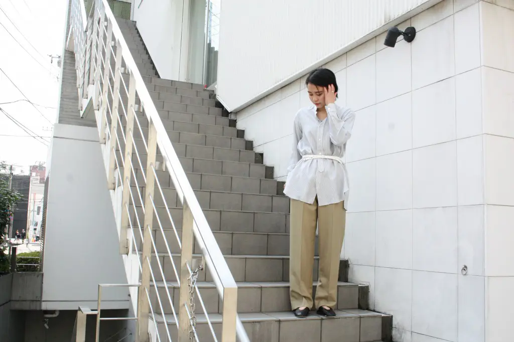 COMOLI SILK BAND COLLAR SHIRTS TAKASHIMA