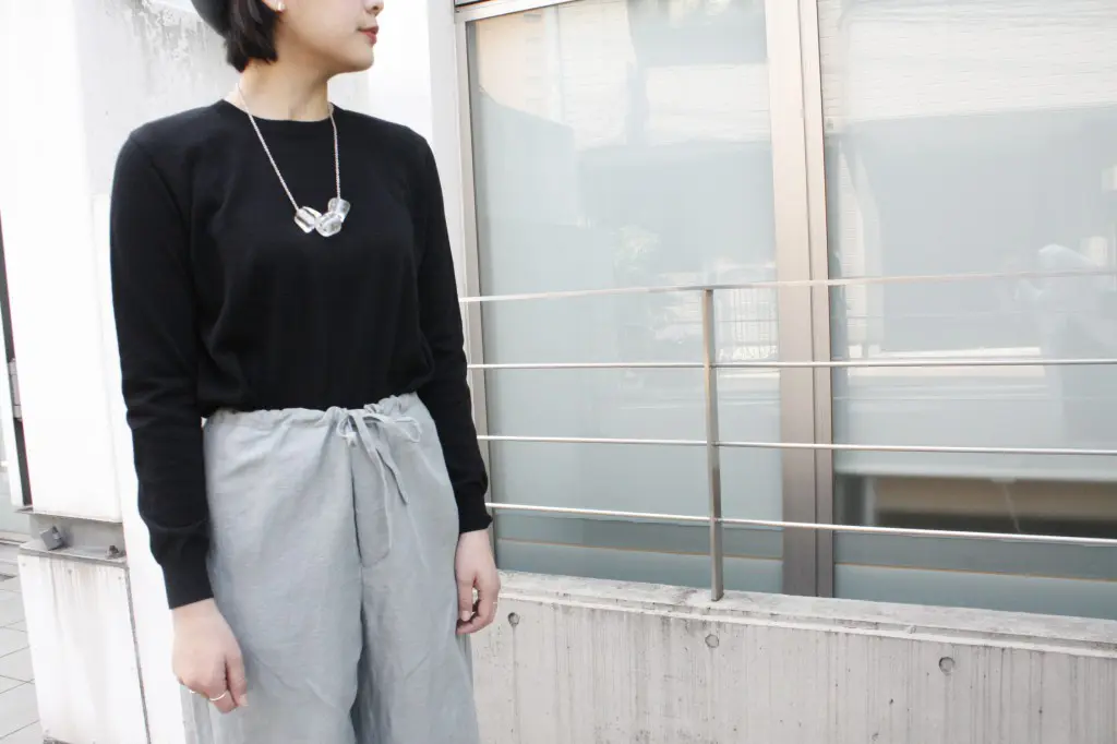 MY SHEER KNIT CREW NECK