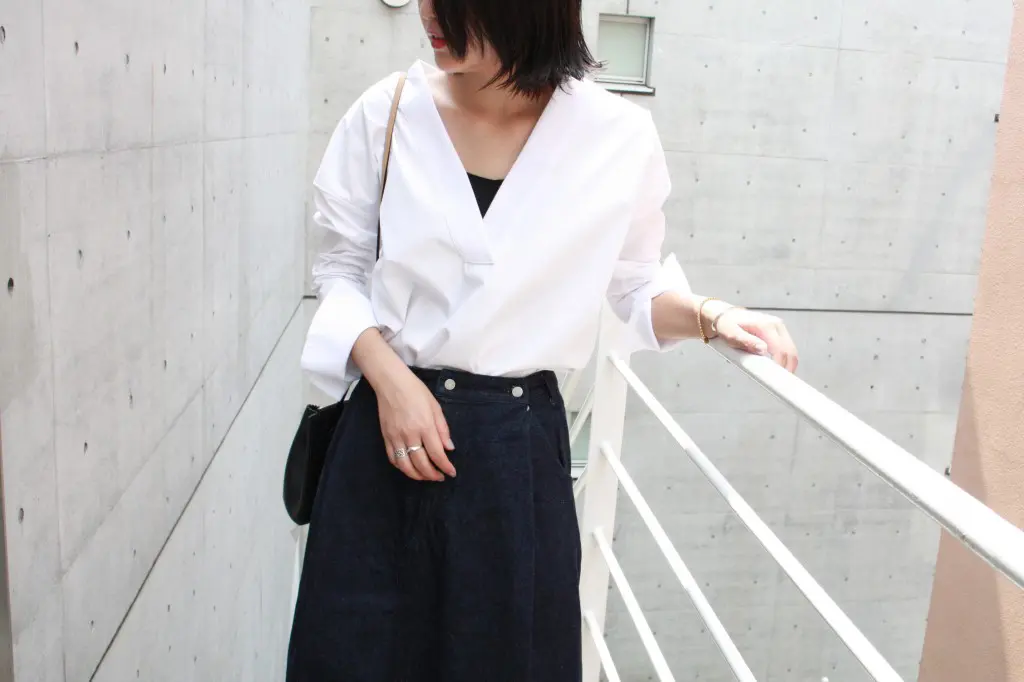 MY"TUCK DENIM SKIRT"