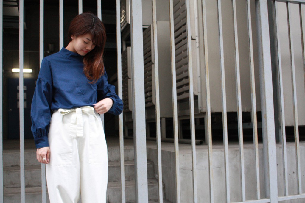 MY "VOLUME SLEEVE BLOUSE" OCHIAI