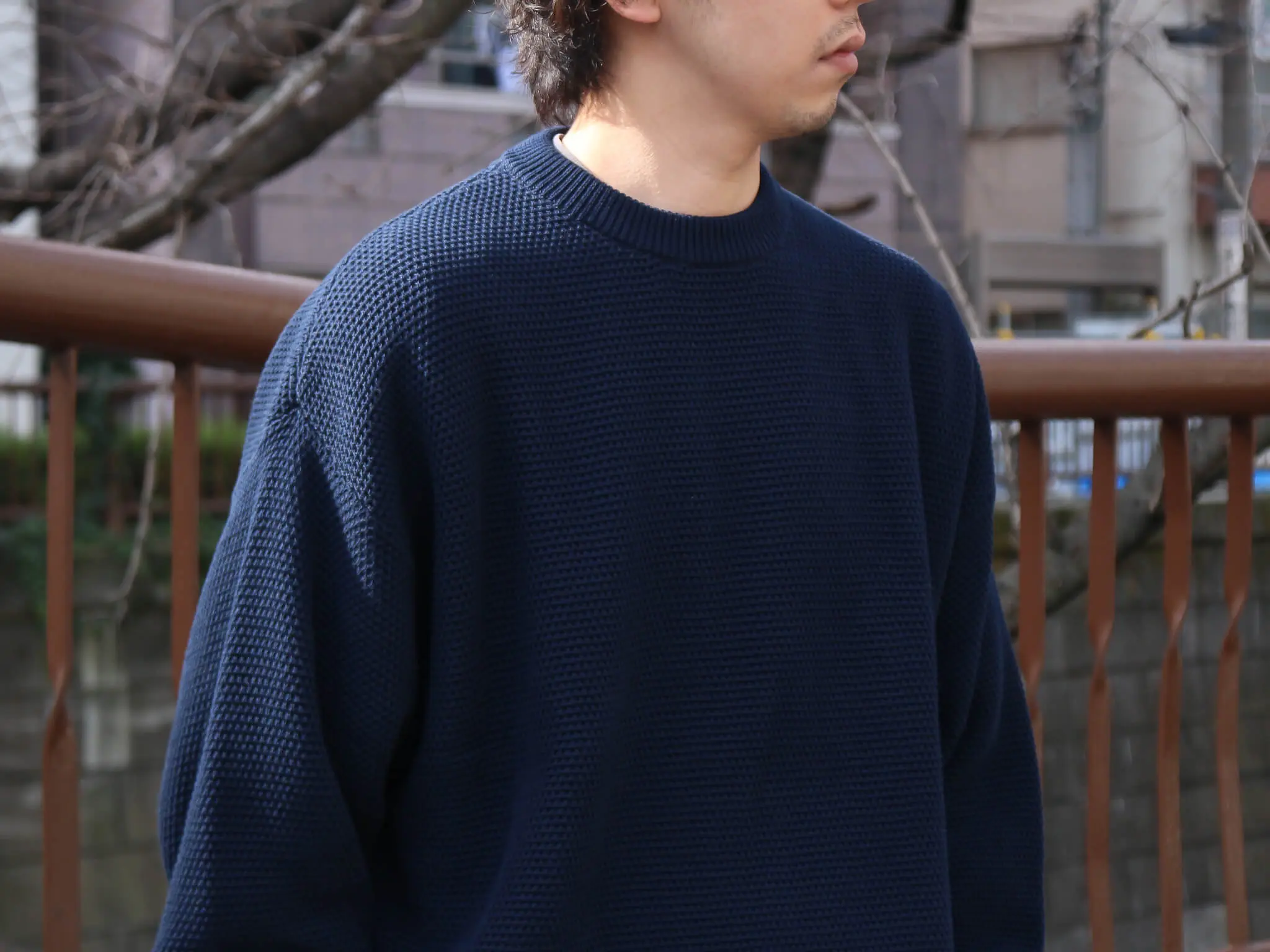 evcon エビコン Cotton Knit Crew Sweater 1LDK ニット/セーター トップス メンズ 【お気に入り】