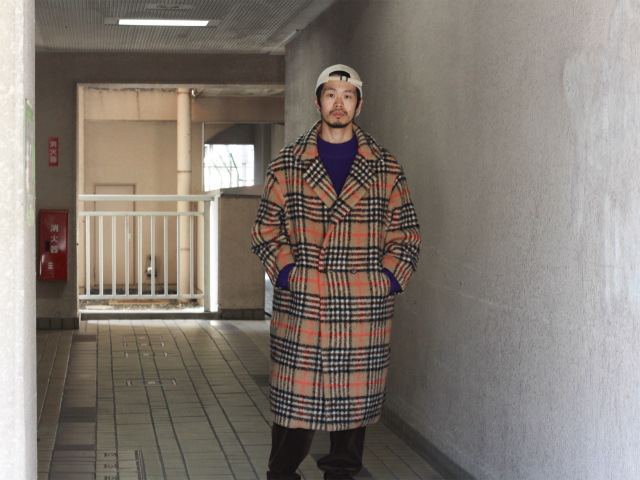 UNUSED アンユーズド 17AW Gun-Club Check Coat ガンクラブチェックコート ブラウン US1307