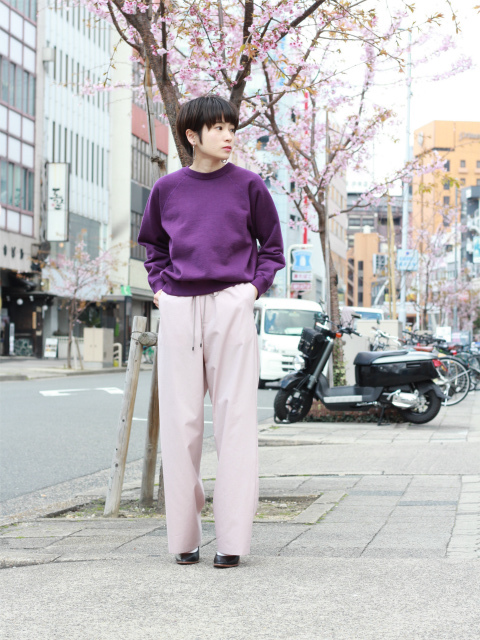 人気沸騰ブラドン AURALEE WASHED FINX TWILL EASY WIDE PANT asakusa