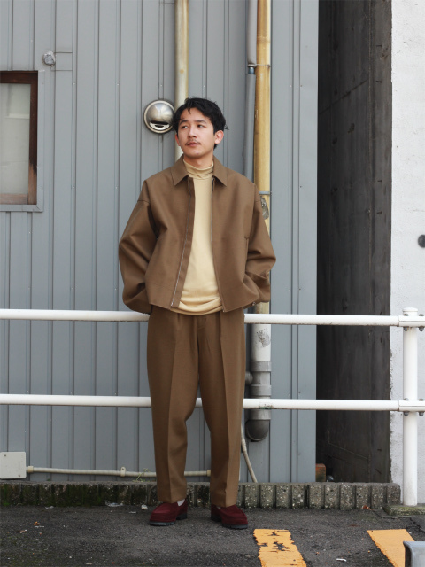 YOKE 1TUCK WIDE TROUSERS - スラックス