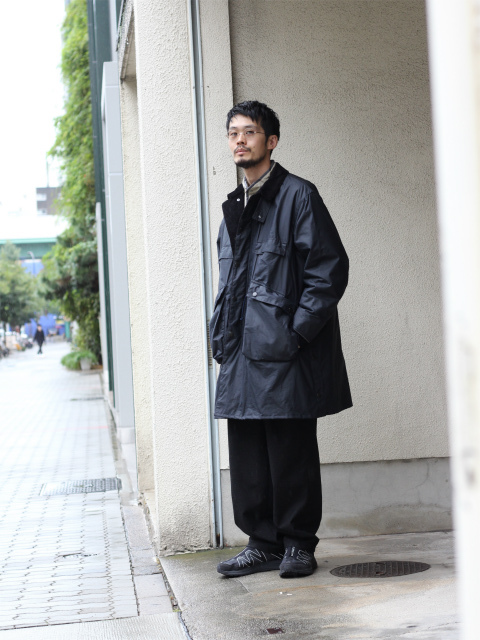 KAPTAIN SUNSHINE × Barbour トラベラーコート-