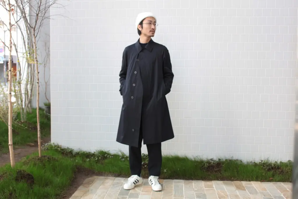 SCYE COTTON SATIN SOUTIEN COLLAR COAT OKAMOTO