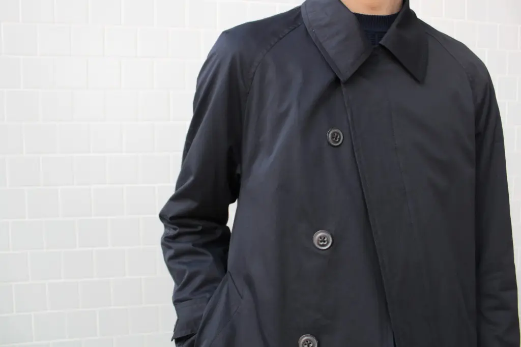 SCYE COTTON SATIN SOUTIEN COLLAR COAT OKAMOTO