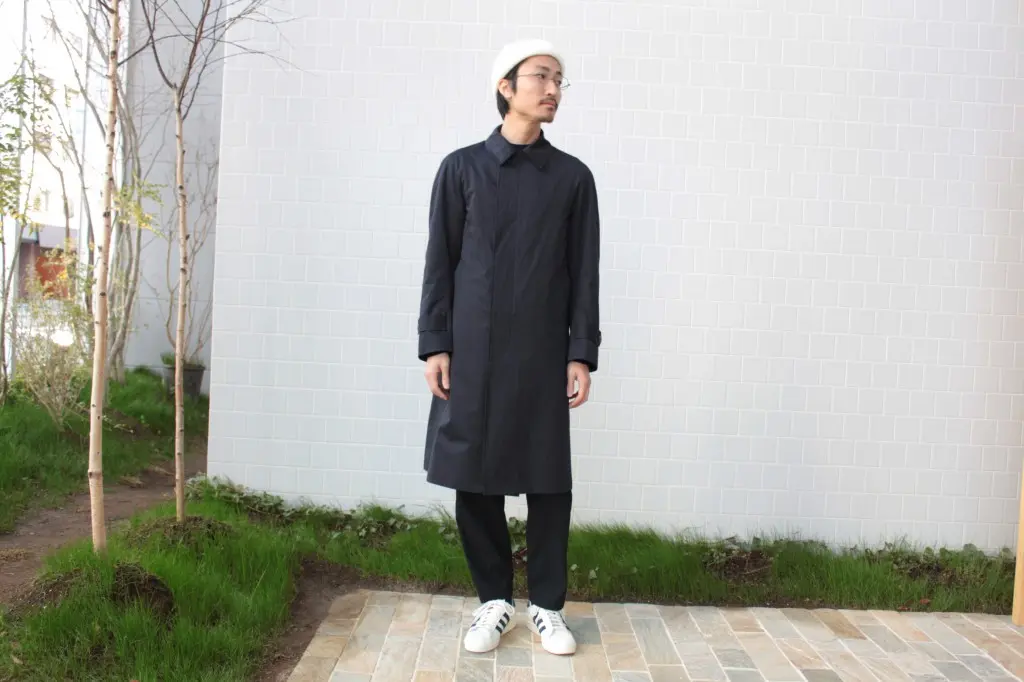 SCYE COTTON SATIN SOUTIEN COLLAR COAT OKAMOTO