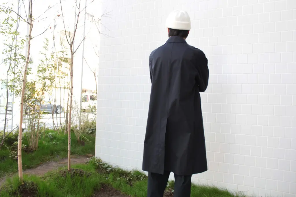 SCYE COTTON SATIN SOUTIEN COLLAR COAT OKAMOTO