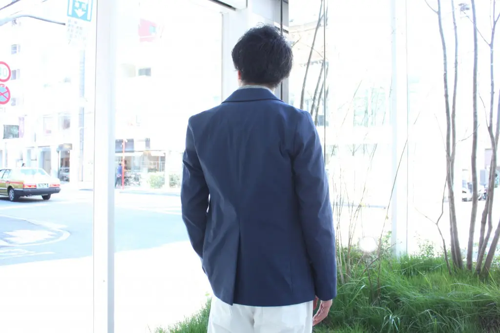 FRANK LEDER BLUE LIGHT COTTON JACKET KAWAKAMI