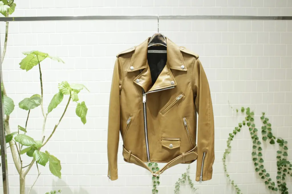 JOHN LAWRENCE SULLIVAN LAMB LEATHER JACKET