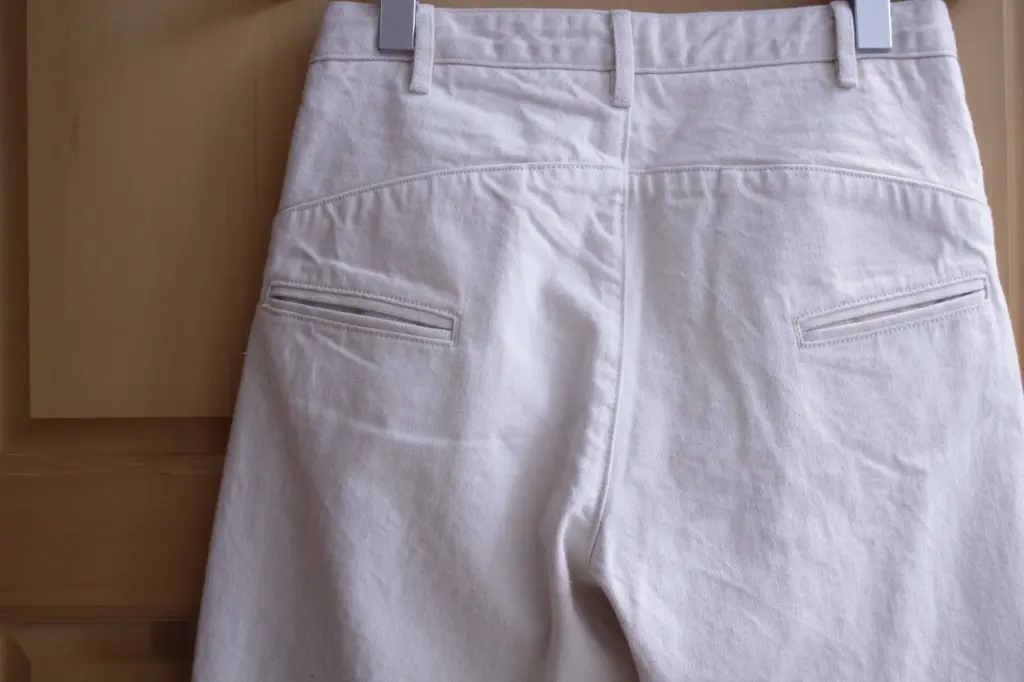 STUDIONICHOLSON PLEAT FRONT DENIM PANT