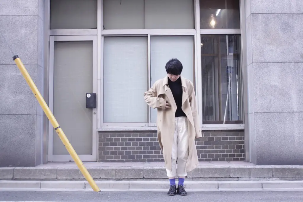 STUDIONICHOLSON PLEAT FRONT DENIM PANT OHMORI