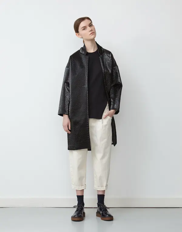 STUDIONICHOLSON PLEAT FRONT DENIM PANT