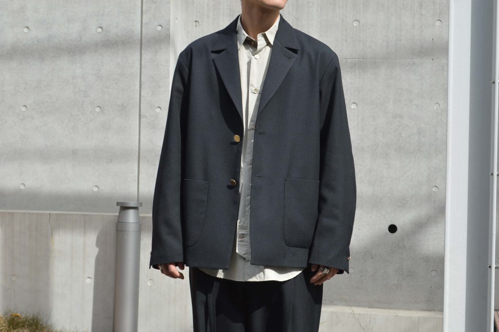 uru tokyo 20ss wool serge 2button jacket テーラードジャケット ...