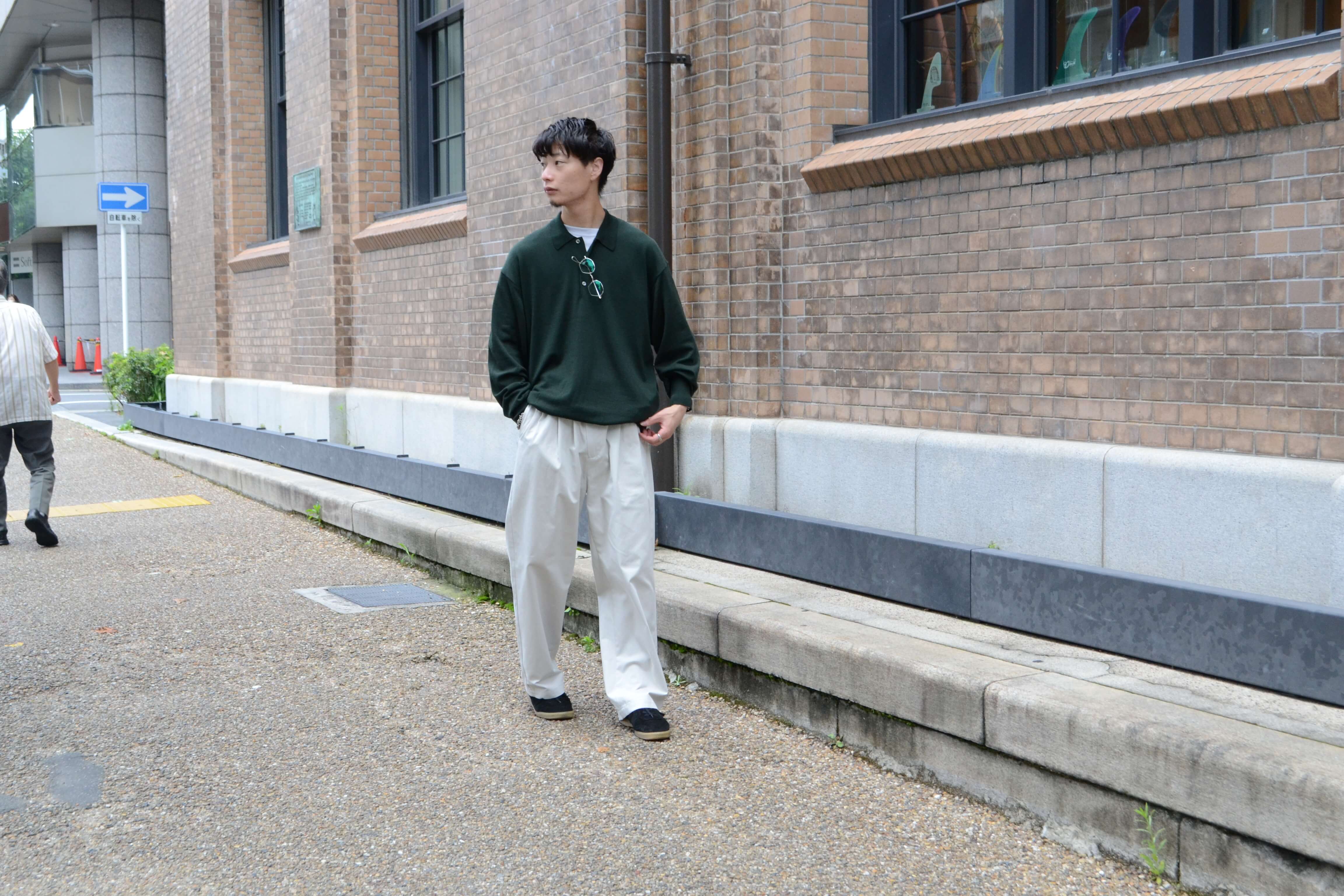 A.PRESSE チノトラウザーズ Chino Trousers ECRU 1-