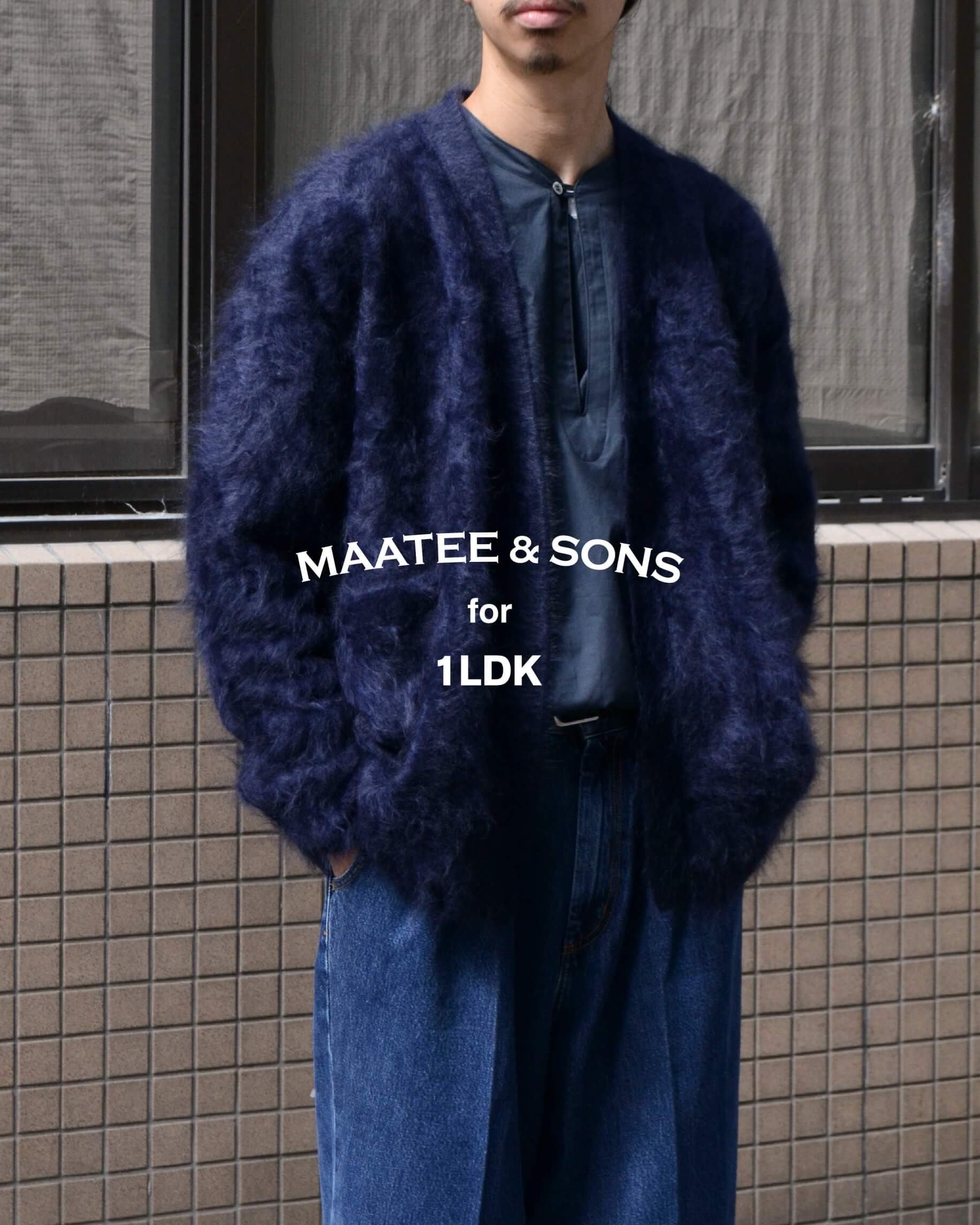 MAATEE\u0026SONS カシミヤシャギーカーディガン