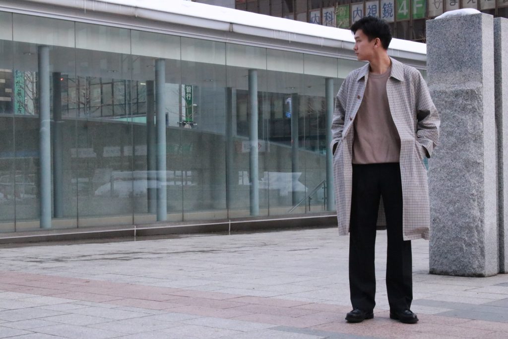 AURALEE “FINX WEATHER CLOTH CHECK COAT” | 1LDK terrace BLOG | 札幌