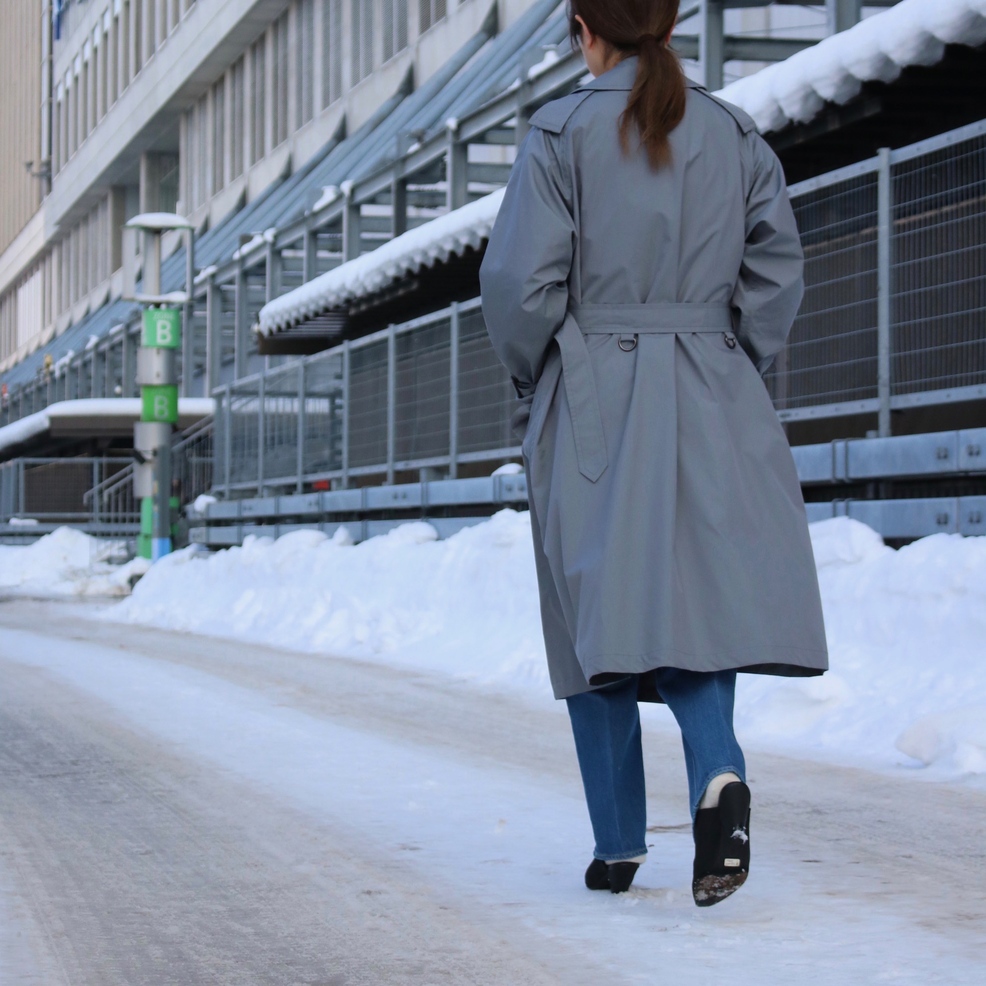 AURALEE “FINX POLYESTER BIG TRENCH COAT” | 1LDK terrace BLOG