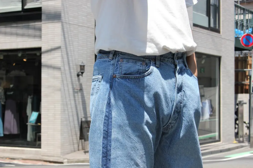 KAPTAIN SUNSHINE SkateshoeCutDenimPants