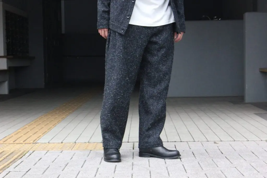 新規購入 LEDER シンプルでおしゃれ FRANK ウールパンツ FRANK LEDER