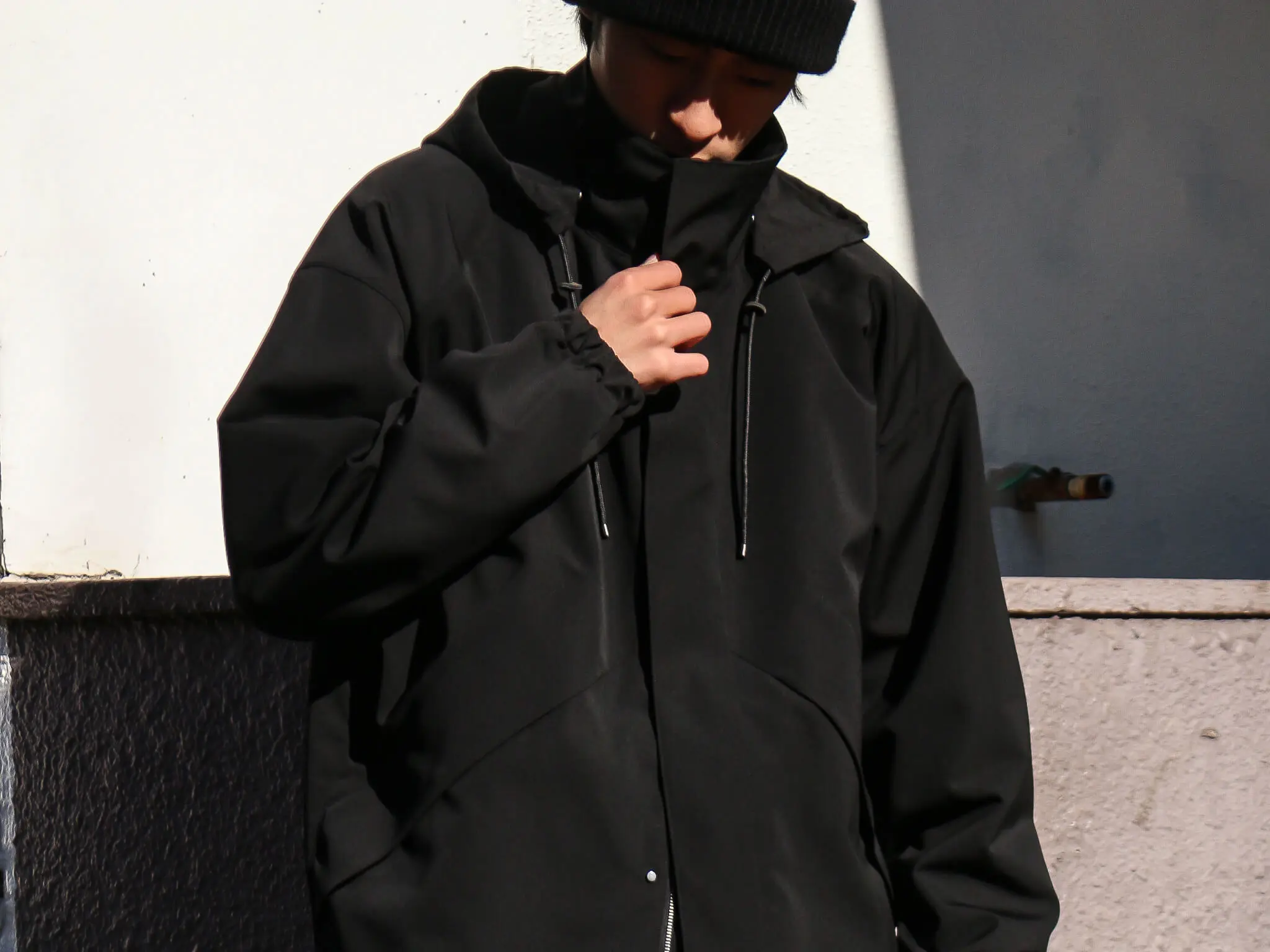 AURALEE wool max canvas hooded blouson - ブルゾン