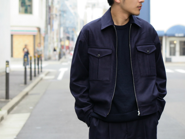 comoli flano zip blouson フラノ ジップ ブルゾン tic-guinee.net