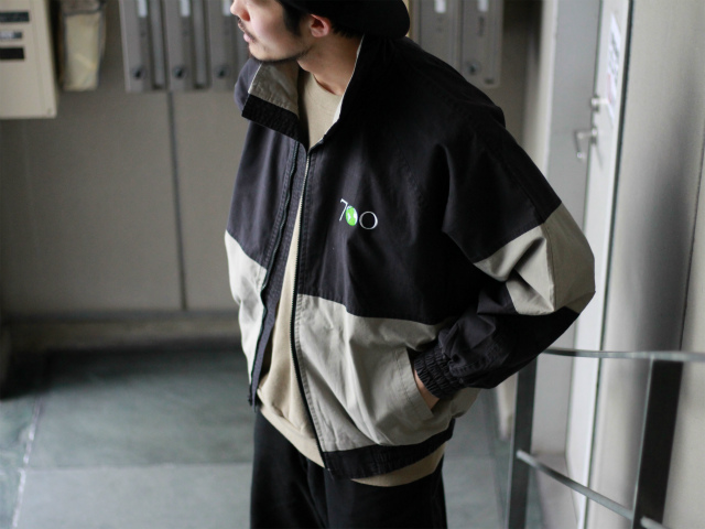 700Fill 1LDK annex 2-TONE WARM-UP JACKET-