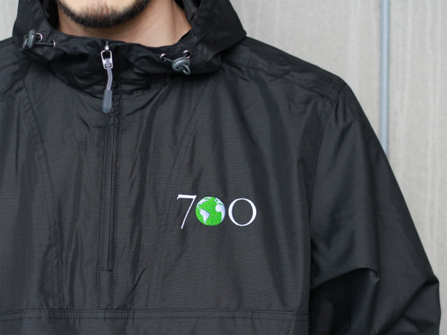 700fill Embroidered Earth Logo、ennoy - ナイロンジャケット