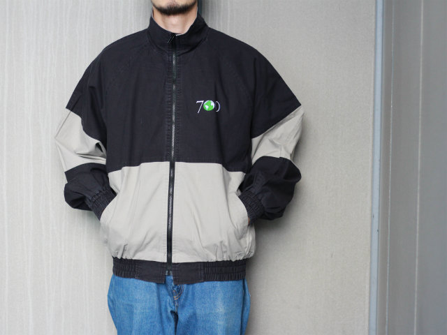 700FILL Earth Logo 2-Tone Warm-Up Jacket - ブルゾン