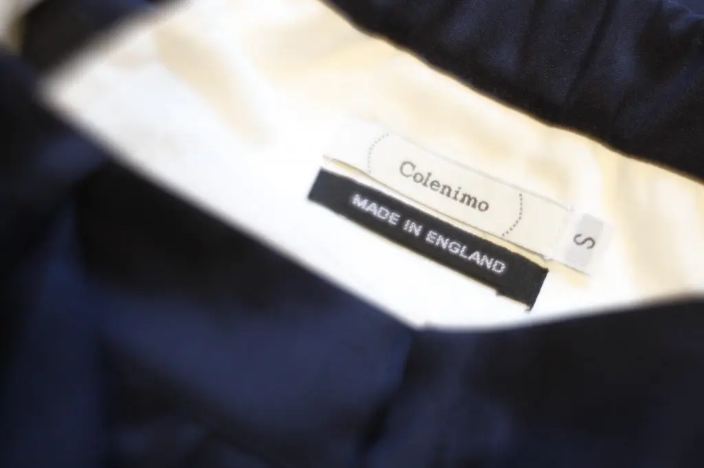 COLENIMO “VINTAGE SUITING NAVY WOOL SHIRT & WIDE TROUSER” - 1LDK