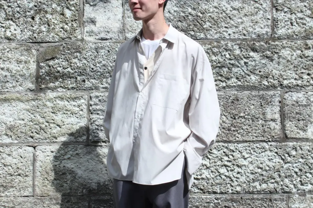 stein -OVERSIZED DOWN PAT SHIRT- - 1LDK AOYAMA