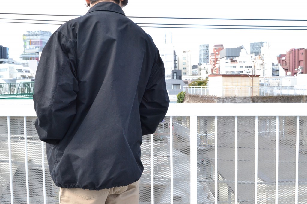 COMOLI コモリ COTTON NYLON COACH JACKET