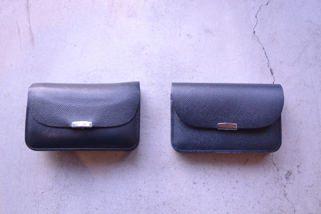 DIGAWEL GARSON PURSE CALF LEATHER ネイビー ギャルソンパース ディガウェル カーフレザー - ファッション小物