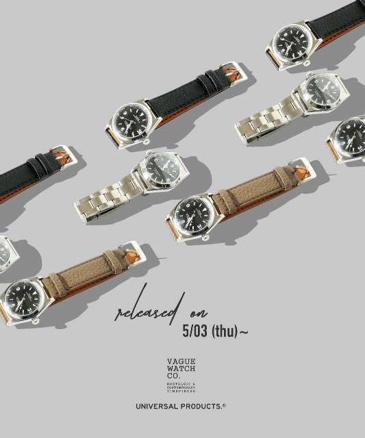 50m防水時計UNIVERSAL PRODUCTS×VAGUE WATCH CO. - 腕時計(アナログ)