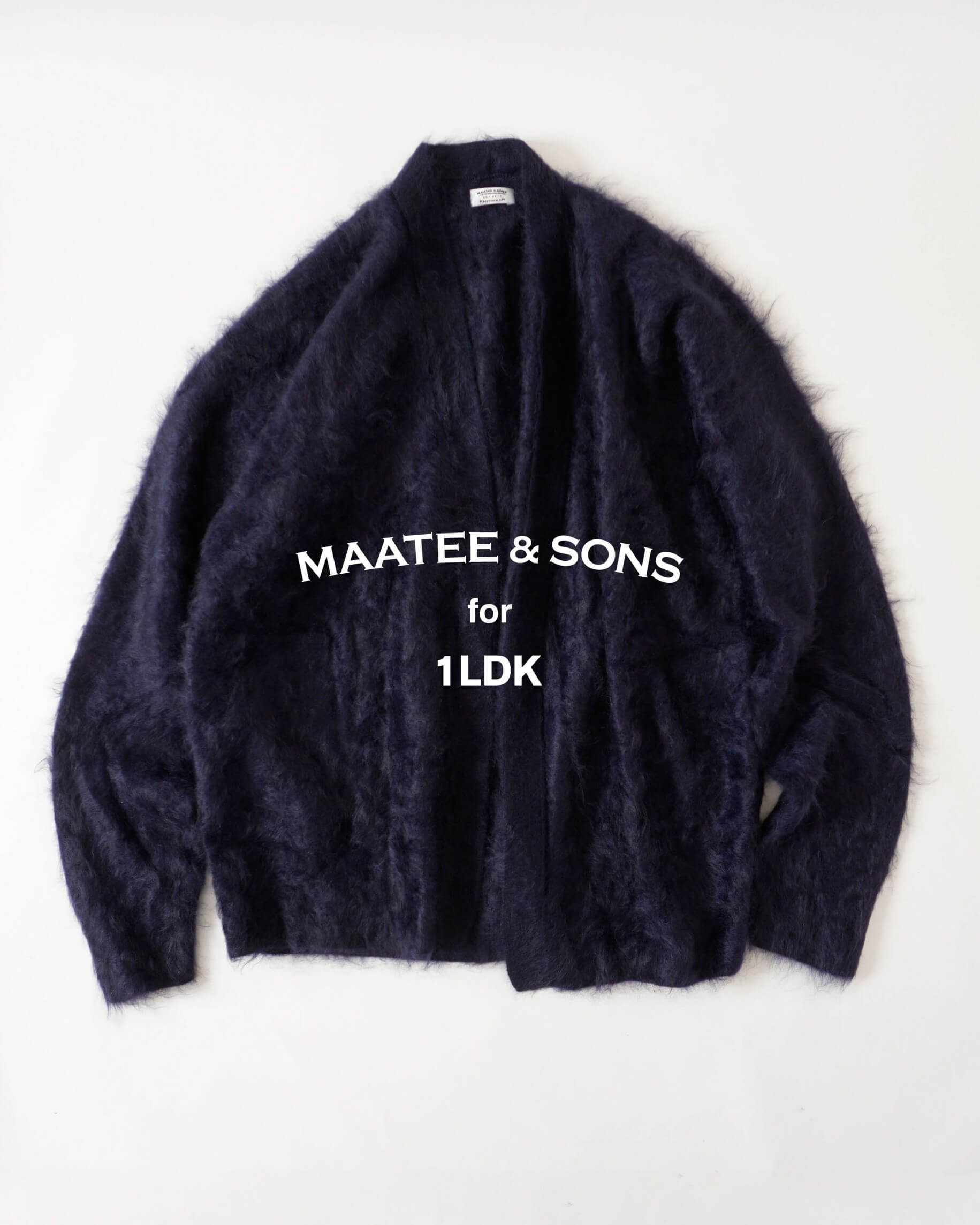 maatee and sons カシミアシャギーカーディガン 1ldk サイズ3-