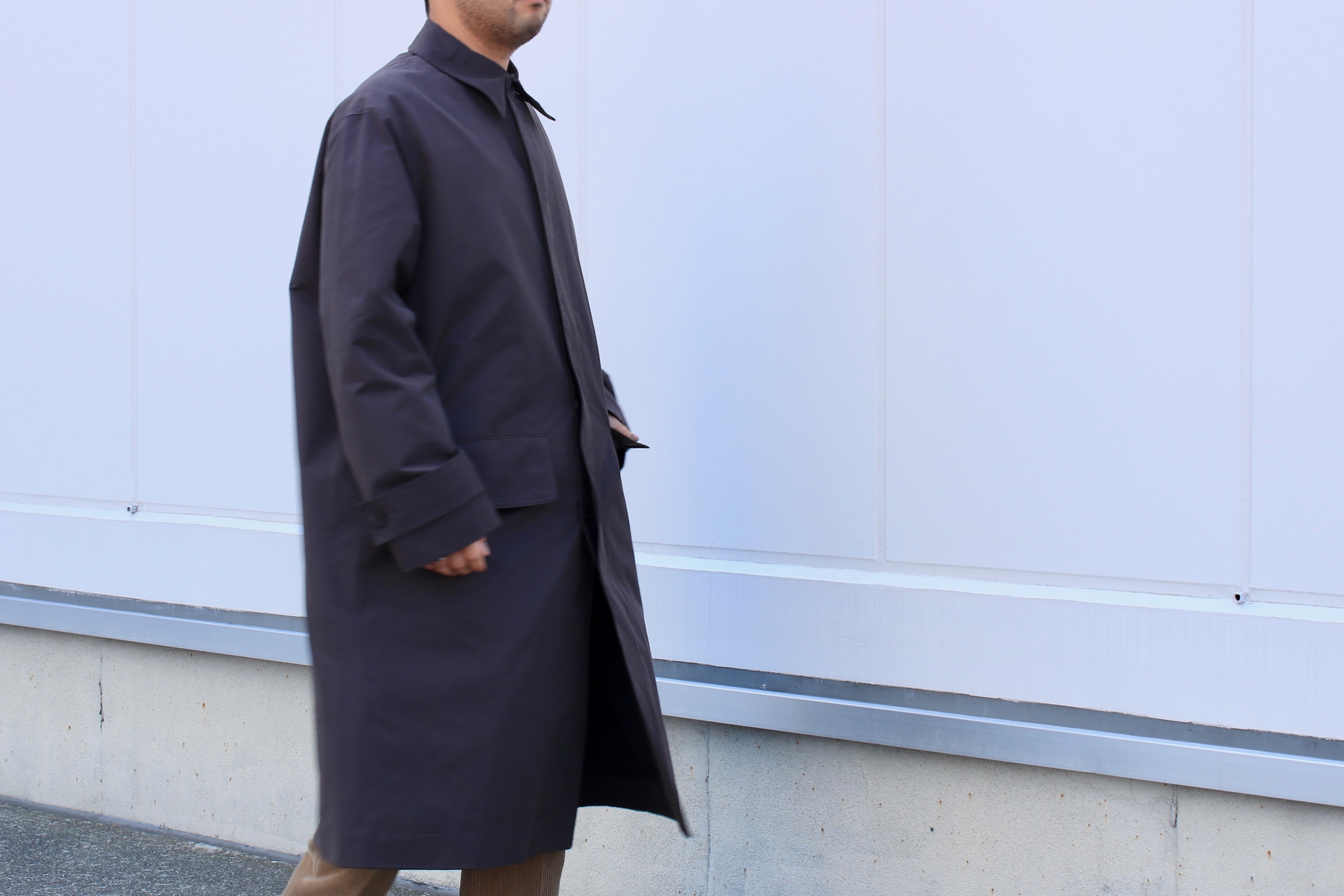 STUDIO NICHOLSON “Technical Cotton Car Coat”