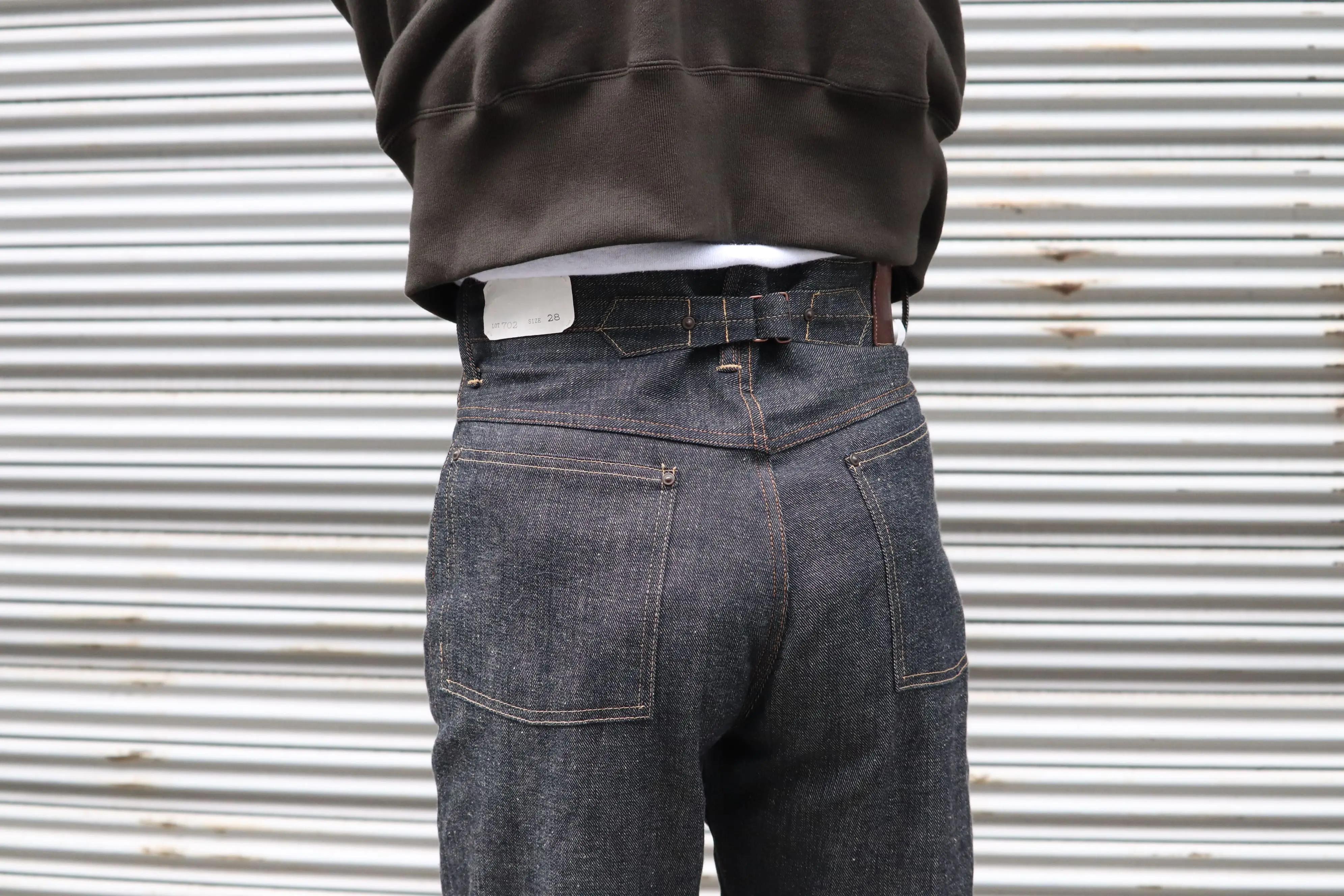 Taiga Takahashi LOT.702 DENIM TROUSERS | www.psychologiesport.fr