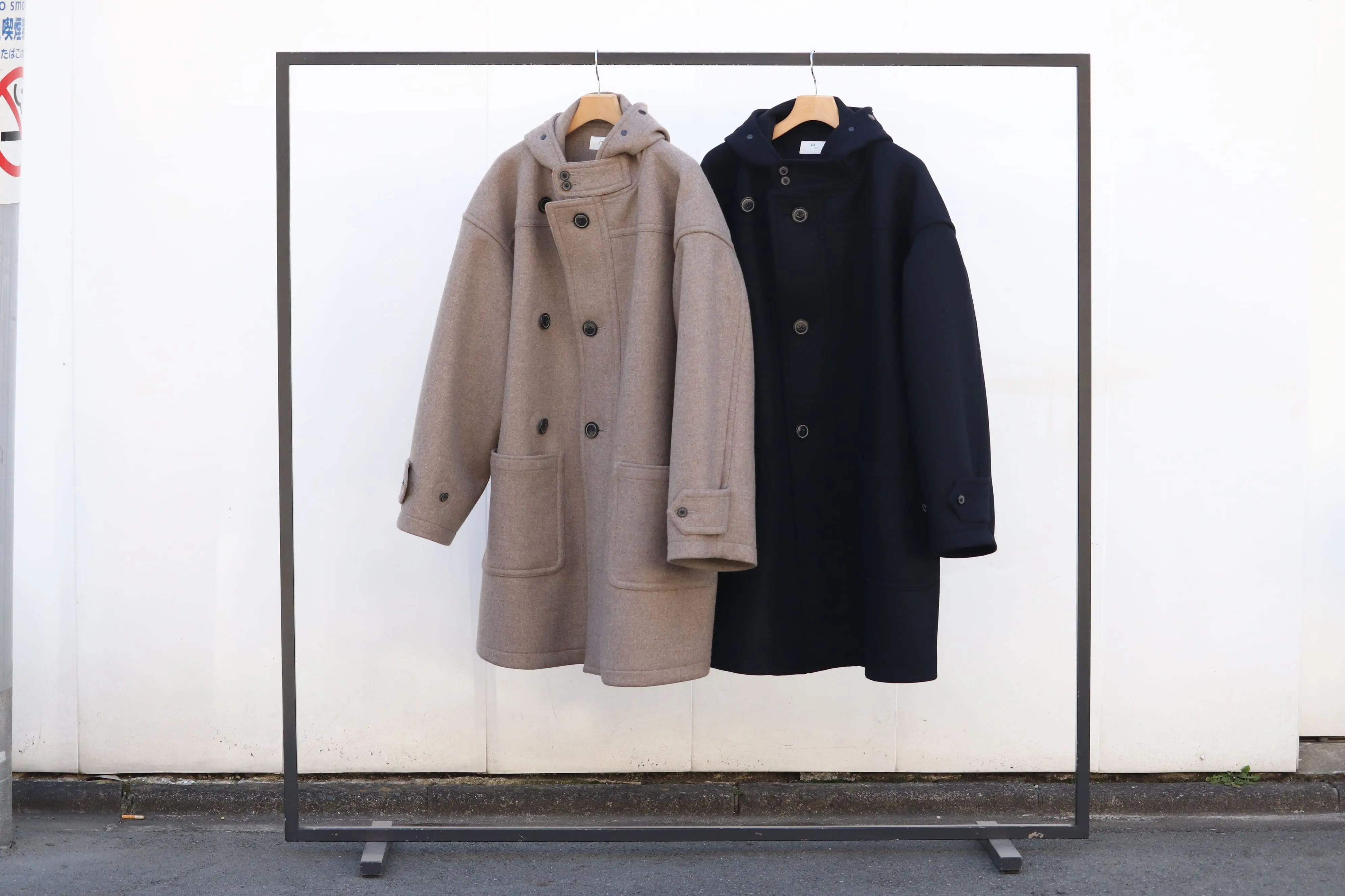 1LDK I CASHMERE WOOL OVER SHIRT カシミヤコート